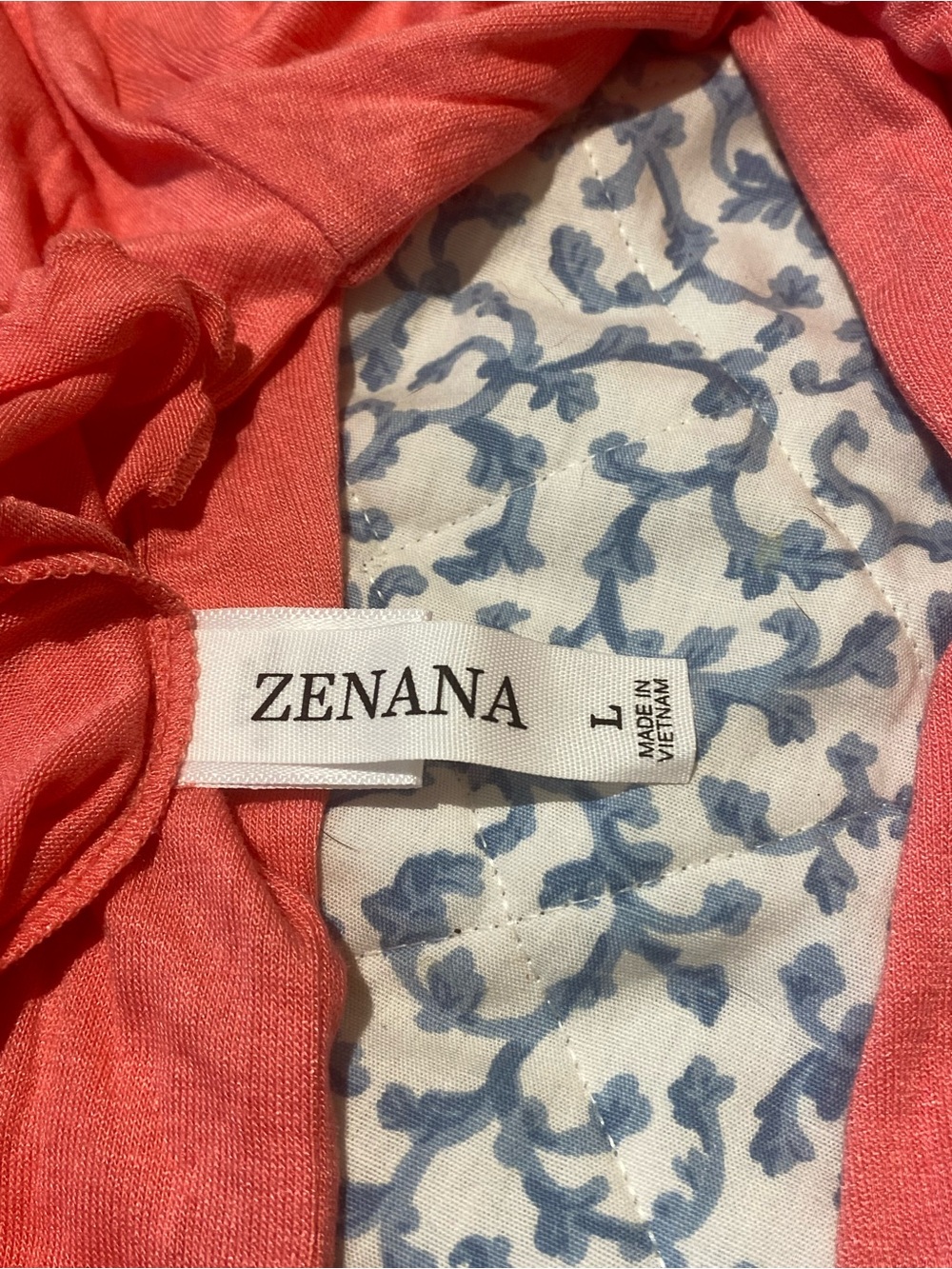 Zenana Women's Coral Long-Sleeve Mock Neck Top L - Picture 5 of 7